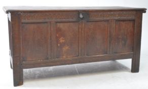 17TH CENTURY OAK COFFER CHEST