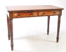 19TH CENTURY VICTORIAN MAHOGANY WRITING TABLE DESK