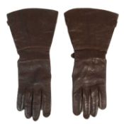 EARLY SECOND WORLD WAR GERMAN DISPATCH RIDERS LEATHER GLOVES