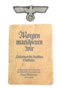 WWII SECOND WORLD WAR GERMAN UNIFORM PATCH & SONG BOOK