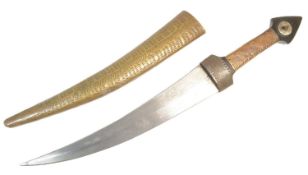 19TH CENTURY PALESTINIAN JAMBIYA KHANJAR DAGGER