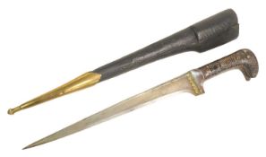 LARGE 19TH CENTURY AFGHAN / INDIAN KARD DAGGER