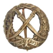 WWII SECOND WORLD WAR ITALIAN FASCIST RUSSIAN FRONT BADGE