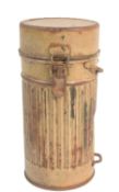 WWII SECOND WORLD WAR GERMAN AFRIKA KORPS GAS MASK CANISTER