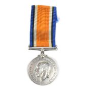 WWI MEDAL - WAR MEDAL TO A LIEUTENANT IN THE LOYAL NORTH LANCASHIRE REGIMENT
