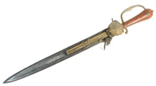 REPLICA 18TH CENTURY FLINTLOCK PISTOL SWORD