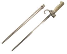 19TH CENTURY SHORTENED FRENCH LEBEL RIFLE BAYONET