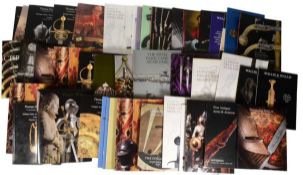 LARGE COLLECTION OF MILITARIA AUCTION BROCHURES