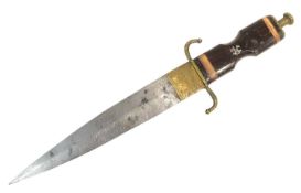 EARLY 20TH CENTURY SMALL TUAREG DAGGER