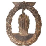 WWII SECOND WORLD WAR KRIEGSMARINE MINESWEEPER BADGE