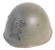 WWII SECOND WORLD WAR ITALIAN BERSAGLIERI LIGHT INFANTRY HELMET