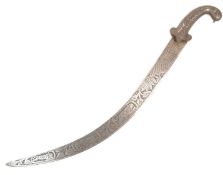 19TH CENTURY INDIAN BOYS SHAMSHIR SWORD