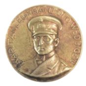 WWI FIRST WORLD WAR GERMAN OTTO WEDDIGEN PROPAGANDA MEDALLION