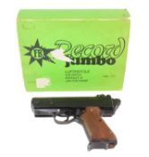 VINTAGE WEST GERMAN RECORD JUMBO 4.5MM AIR PISTOL