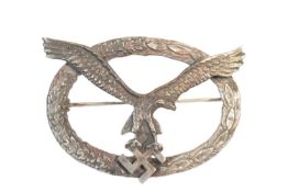 WWII SECOND WORLD WAR GERMAN AIR CREW BADGE - PRIVATE PURCHASE