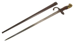 19TH CENTURY FRENCH ME-1874 GRAS RIFLE BAYONET