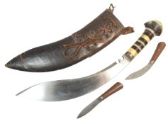 HEAVY WEIGHTED NEPALESE KUKRI KNIFE