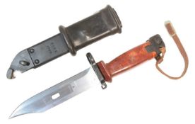 COLD WAR PERIOD POLISH KALASHNIKOV AKM RIFLE BAYONET