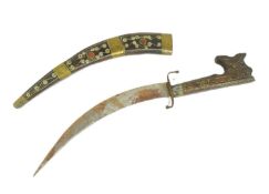 EARLY 20TH CENTURY MORROCAN NIMCHA DAGGER