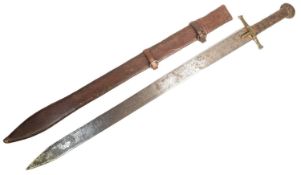 EARLY 20TH CENTURY SUDANESE KASKARA SWORD
