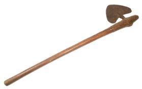 EARLY 20TH CENTURY AFRICAN ZULU TRIBAL AXE