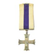 WWI MILITARY CROSS - ORIGINAL MEDAL WITH RIBBON
