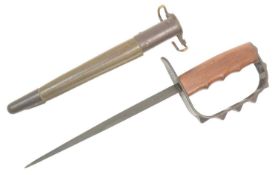 WWI FIRST WORLD WAR UNITED STATES TRENCH KNIFE