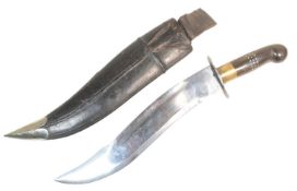 KUKRI STYLE KNIFE WITH ARMOUR PIERCING TIP