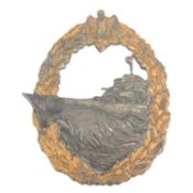 WWII SECOND WORLD WAR KRIEGSMARINE DESTROYER BADGE