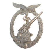 WWII SECOND WORLD WAR GERMAN ARMY ANTI AIRCRAFT BADGE