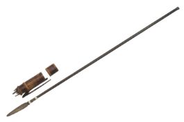 ORIGINAL SOUTH EAST ASIAN DAYAK TRIBE BLOW PIPE & QUIVER