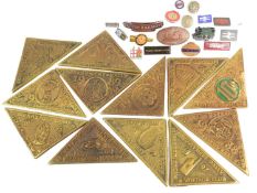 RAILWAYANA - COLLECTION OF VINTAGE RAILWAY PLAQUES & BADGES