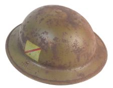 WWII SECOND WORLD WAR BRITISH MKII DURHAM LIGHT INFANTRY HELMET
