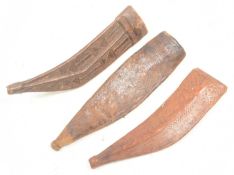 THREE EAST AFRICAN AFAR / DANAKIL PEOPLE DAGGER SHEATHS