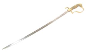 OTTOMAN EMPIRE TURKISH ARMY OFFICERS SWORD