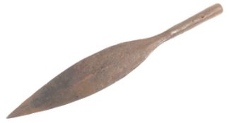 19TH CENTURY SOUTH AFRICAN ZULU SPEAR HEAD