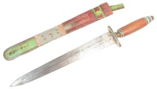 SILVER MOUNTED TUAREG DAGGER