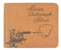 WWI INTEREST - NURSE'S AUTOGRAPH ALBUM FROM THE FIRST WORLD WAR