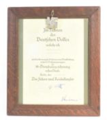 SECOND WORLD WAR GERMAN WAFFEN SS LONG SERVICE MEDAL