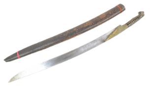 MID 19TH CENTURY OTTOMAN EMPIRE TURKISH YATAGHAN SWORD