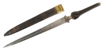 18TH CENTURY FRENCH REVERSIBLE HILT PLUG BAYONET