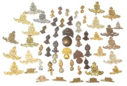 COLLECTION OF WAR TIME BRITISH ARTILLERY CAP BADGES