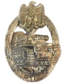WWII SECOND WORLD WAR GERMAN NAZI PANZER TANK ASSAULT BADGE