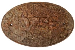 RAILWAYANA - LONDON BRIGHTON & SOUTH COAST RAILWAY