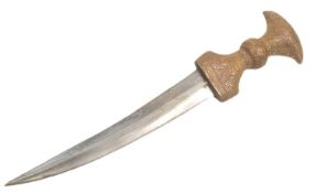 19TH CENTURY INDIAN / PERSIAN JAMBIYA DAGGER