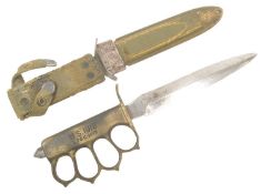WWI FIRST WORLD WAR US UNITED STATES TRENCH FIGHTING KNIFE