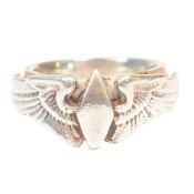 WWII SECOND WORLD WAR WOMENS AUXILIARY SERVICE PILOTS RING