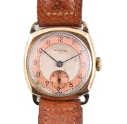 PIERCE HALLMARKED 9CT GOLD WRISTWATCH