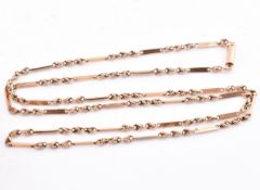 9CT GOLD FANCY LINK CHAIN NECKLACE