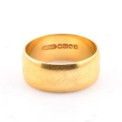 HALLMARKED 22CT GOLD BAND RING